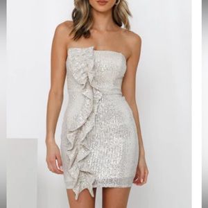 Sequin mini dress